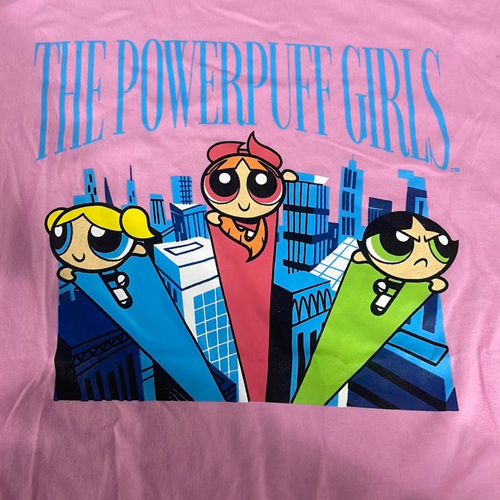 Pink Power Puff Girls graphic tee